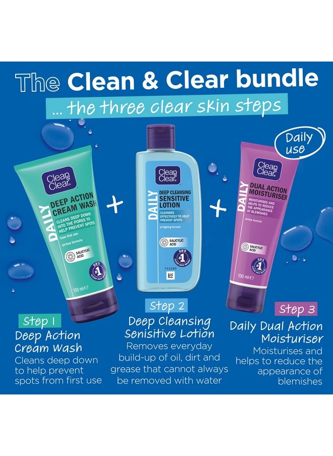 CLEAN & CLEAR Clean & Clear Deep Cleansing Lotion - Sensitive (200ml)  - Image 5