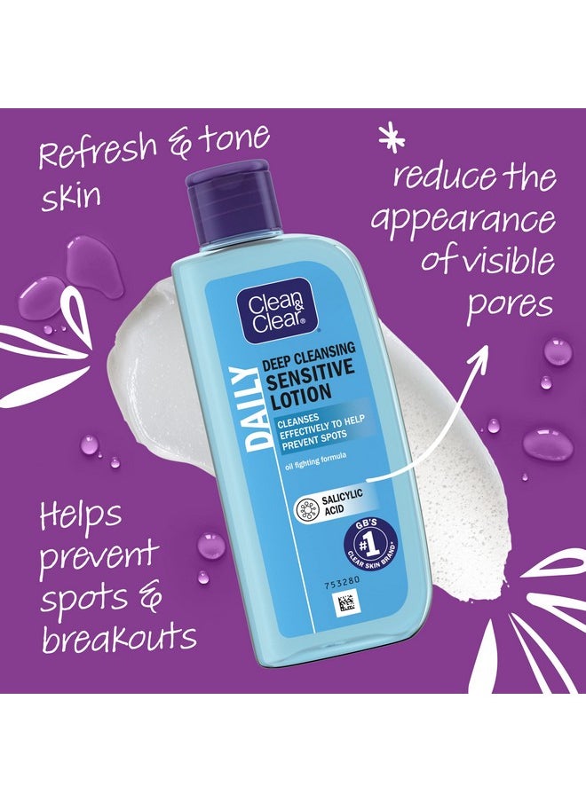 CLEAN & CLEAR Clean & Clear Deep Cleansing Lotion - Sensitive (200ml)  - Image 4
