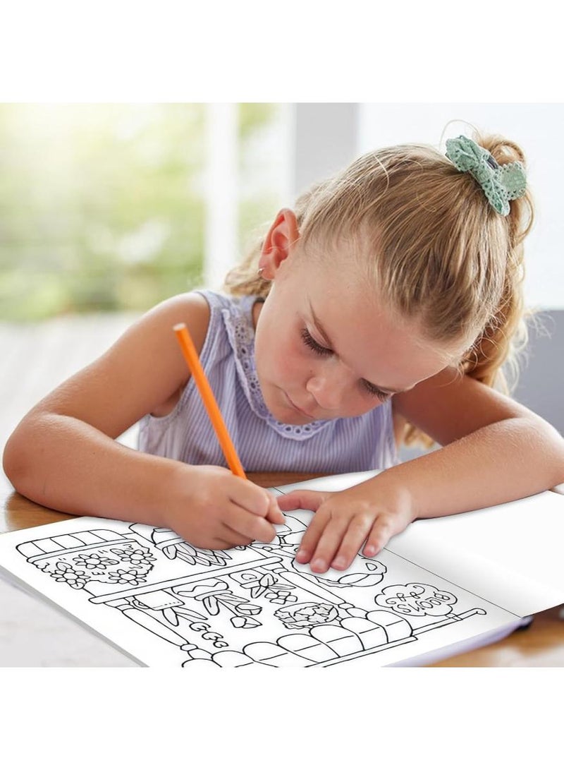 PAPERSAY COZY & CUTE Coloring Book - Relaxation in Comfortable Spaces with Adorable Goods for Adults & Teens,Cute Colouring Book with Easy and Simple Designs - Image 5