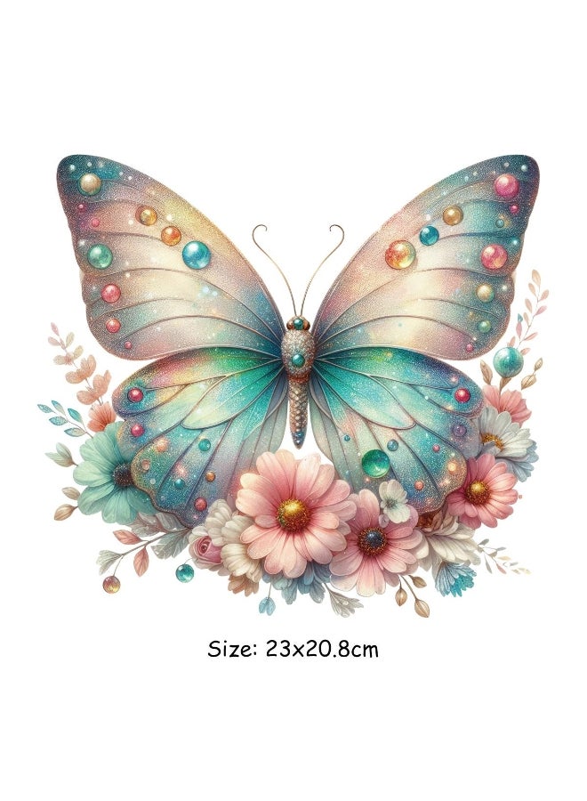 Generic Animal Patches Butterfly Flower Decals Garment Accessory New Diy Heat Transfer Washable Appliques On Clothes Thermal Press 
