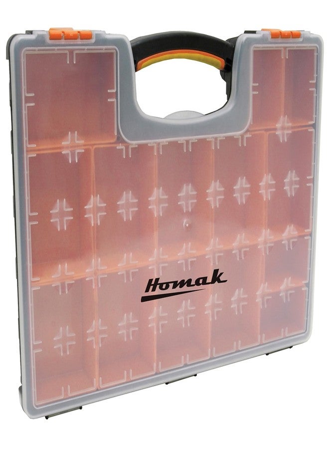Homak Plastic Organizer with 22 Removable Bins, HA01122238 - Image 1