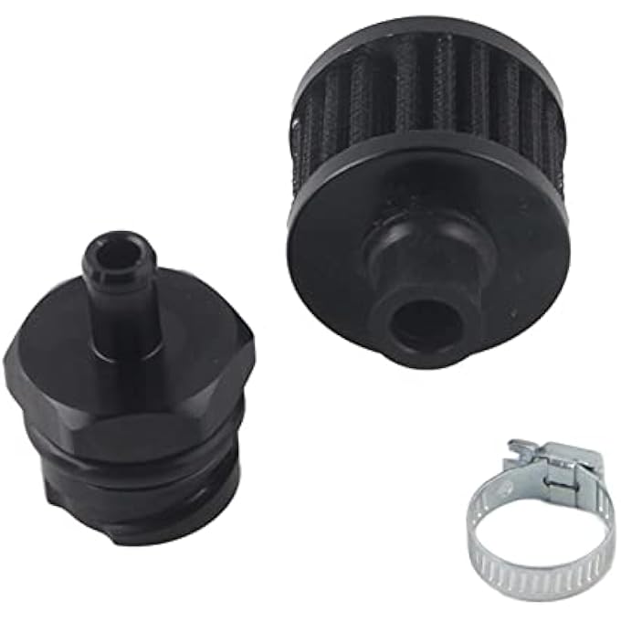 rayihni Billet Black Aluminum Valve Cover Oil Cap LSX LS1 LS6 LS2 LS3 LS7 With Filter GJT06 Car Air Filter - Image 1
