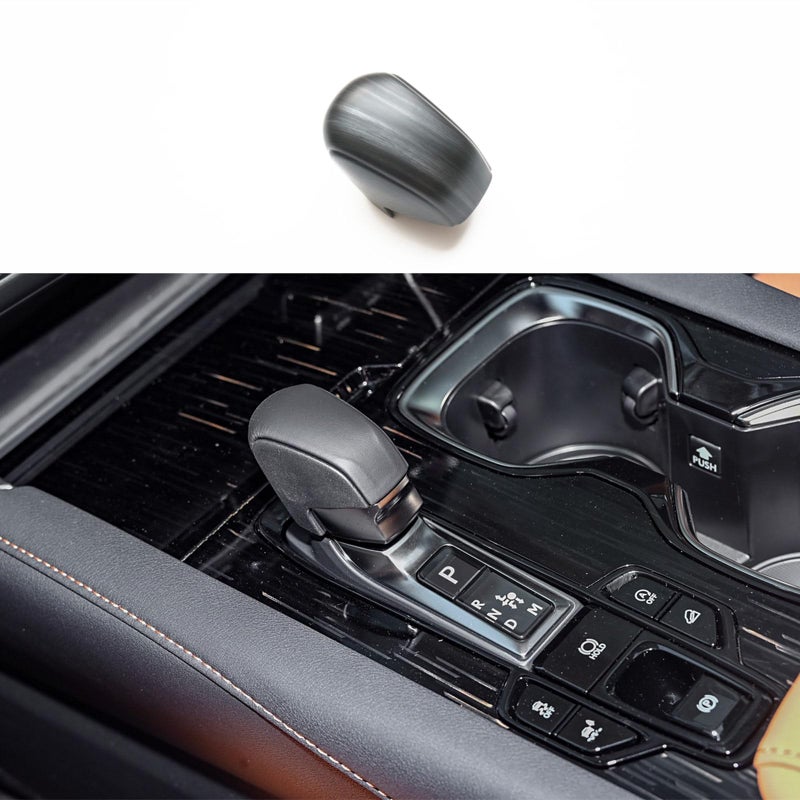 ZiWen New Interior Trim Center Gear Shift Knob Cover Accessories for Lexus RX 350 RX 500h 2023 2024 NX 250 NX 350 NX 350h NX 450h 2022 2023 2024 Grain Pattern