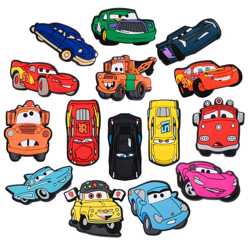 VZDIOR Men Women Super Car Shoe Charms Boys Girls Cartoon Car Shoes Decorations for Birthday Gifts MY1-15B - Image 1