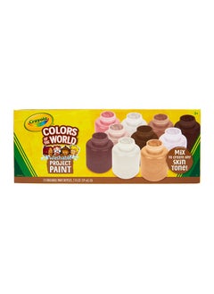 Crayola Color Of The World White Paint Set 10 Count 6 Packets  - Image 2