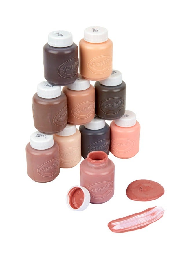 Crayola طقم طلاء لون العالم أبيض 10 عددى 6 عبوات - Image 3