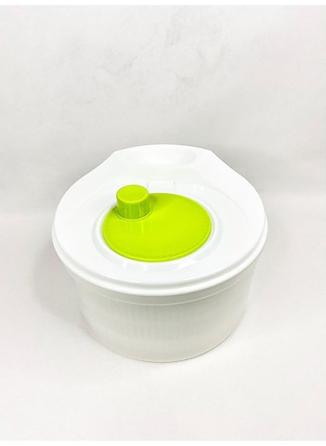 Haidue Salad Spinner Green/White 22x22x13cm  - Image 4