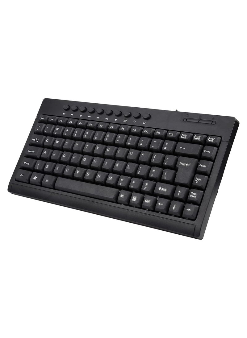 Generic - Compact Wired Keyboard for PC – Small, Comfortable & Efficient for Home and Office Use - Image 1