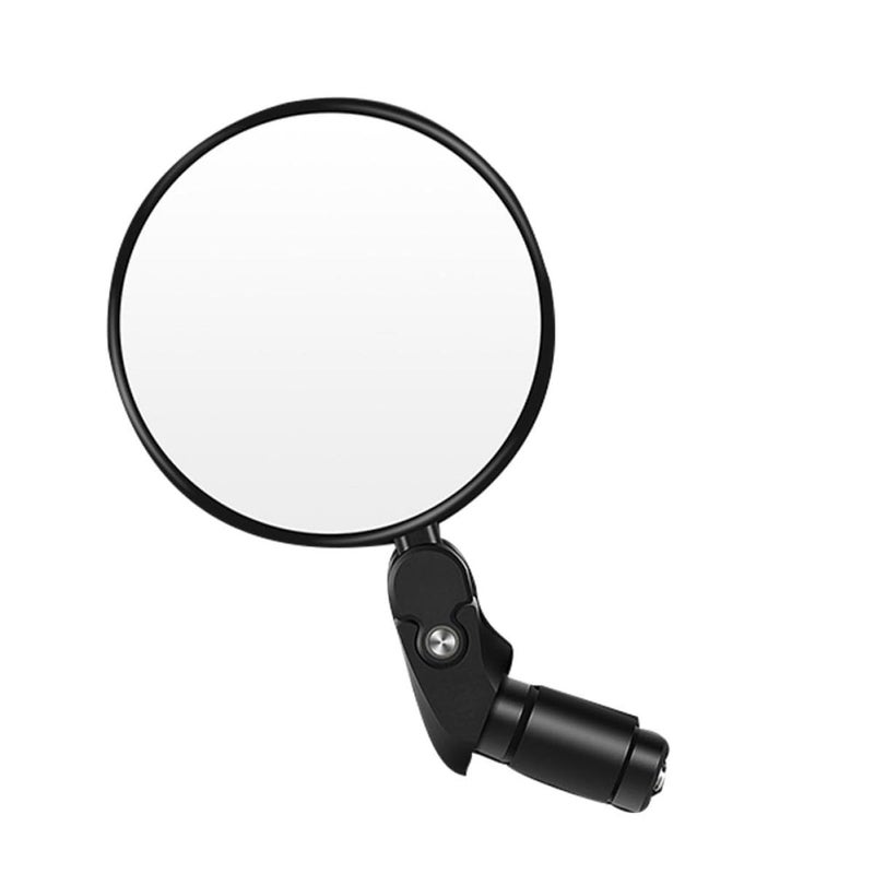 Foldable Bike Rearview Mirror Universal Black Handlebar Cycling Safety Accessory - Image 2