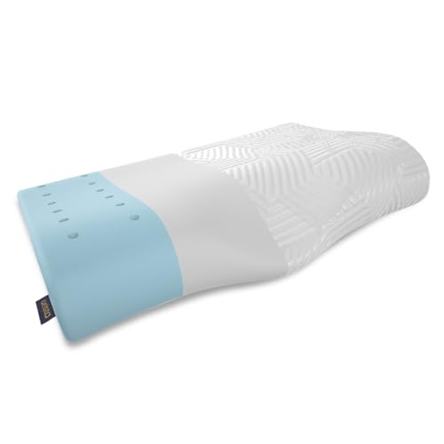 Orista™ Advance Gel Blended Cervical Memory Foam Pillow | 2 Year Warranty |Orthopedic Neck & Shoulder Support Pillow for Sleeping | Improves Posture & Spinal Alignment | 19 x 12 x 4 Inch | Set of 1 - Image 1