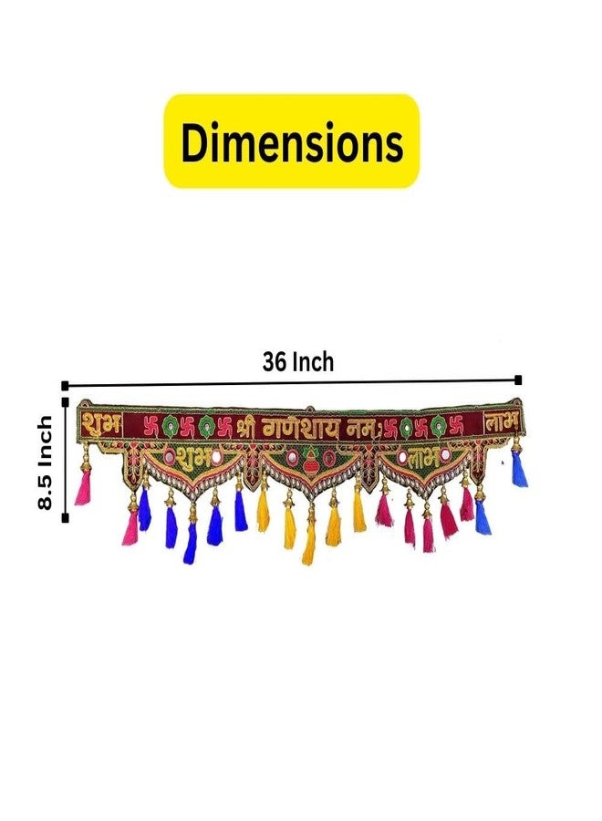 CraftVatika Toran Bandarwal for Home Door Latest Diwali Fancy Traditional mandir Decoration Item - Image 2