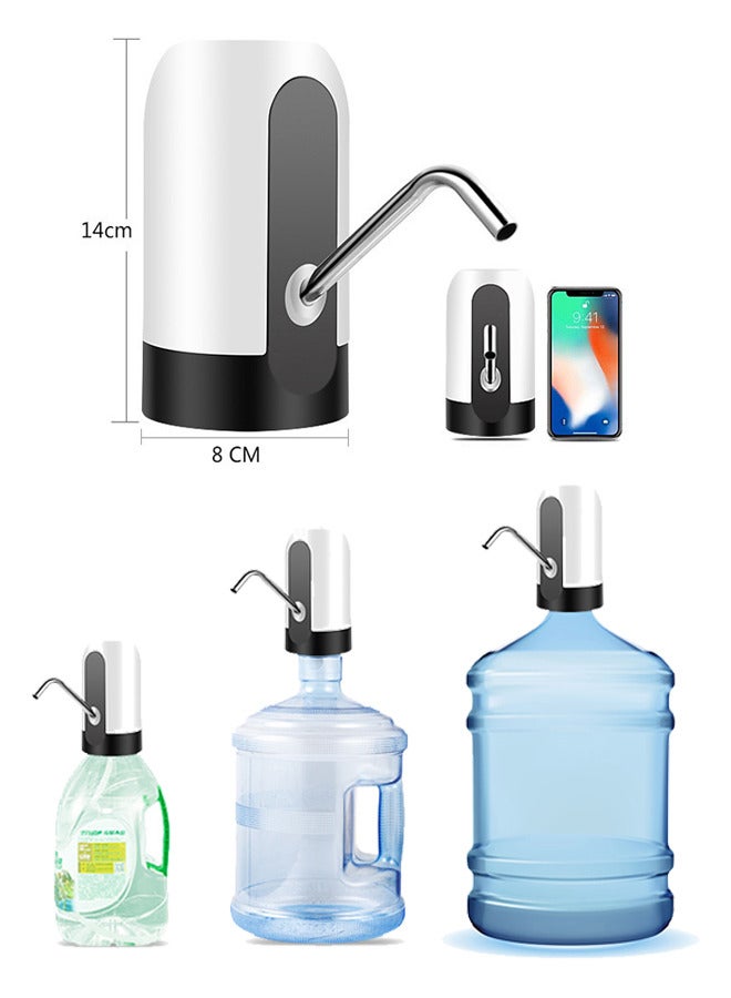 Water Jug Pump Electric Bottle Automatic Barreled Water Pump Dispenser For 3-5 Gallon Bottle, Portable Dispenser Camping  - Image 4
