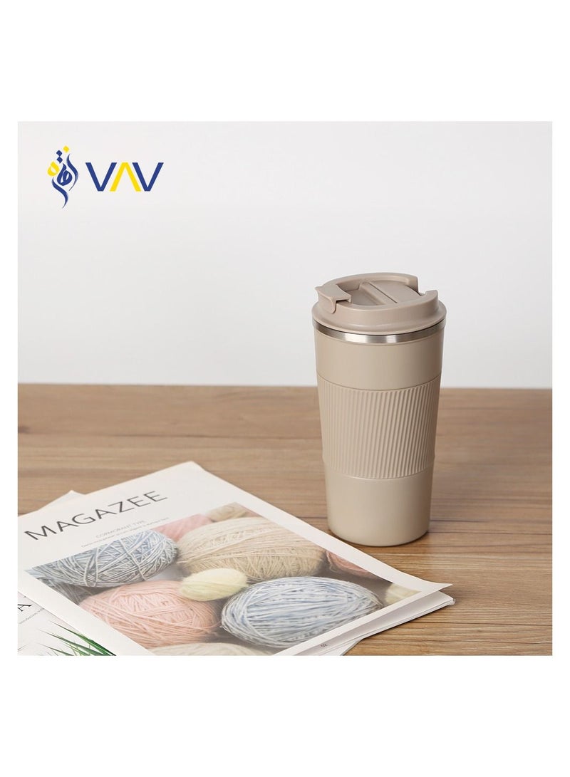 VAV Travel Coffee Mug Stainless Steel Vacuum Ice and Hot Drinks Insulated Tumbler for Home Office Outdoor Works - Image 2