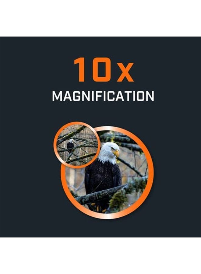H2O 10x42mm Binoculars, Waterproof and Fogproof Binoculars for Boating, Hiking, and Camping
