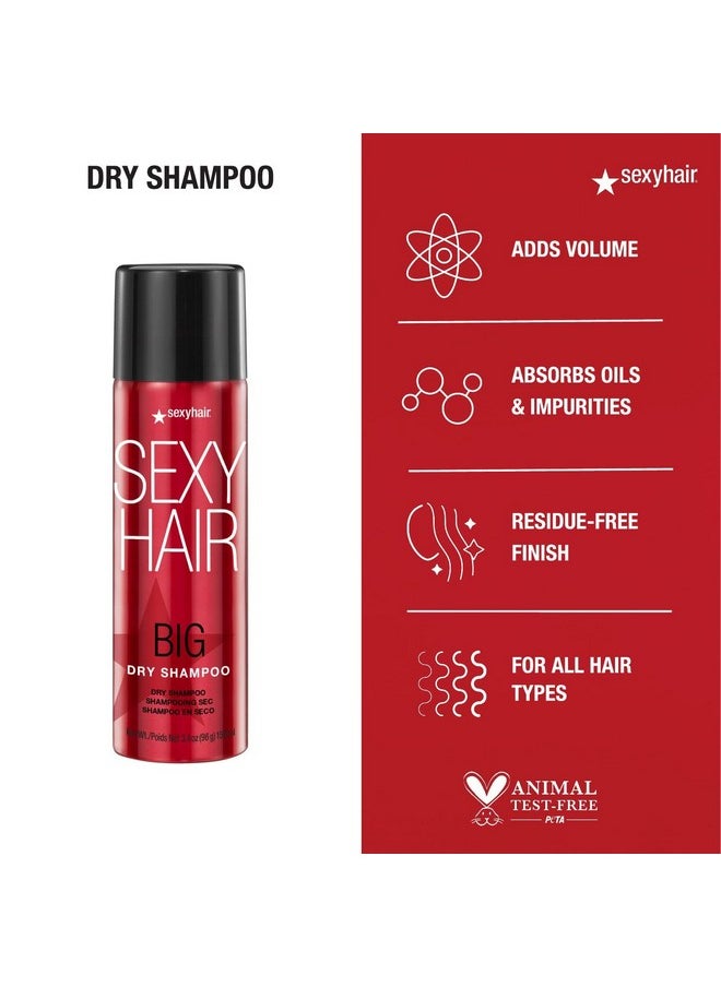 Sexy Hair SexyHair Big Dry Shampoo, 3.4 Oz | Remove Oils and Impurities | Provides Additional Volume | All Hair Types  - Image 3