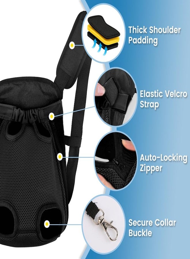 Mosago Dog Backpack Carrier, Adjustable Chest Pet Front Carry Travel Bag for Hiking/Traveling, Cat Stroller, Puppy Carriers for Small Dogs 4-8 Lbs, Wearable Small Dog Carrier Sling Backpack, Medium - Image 5