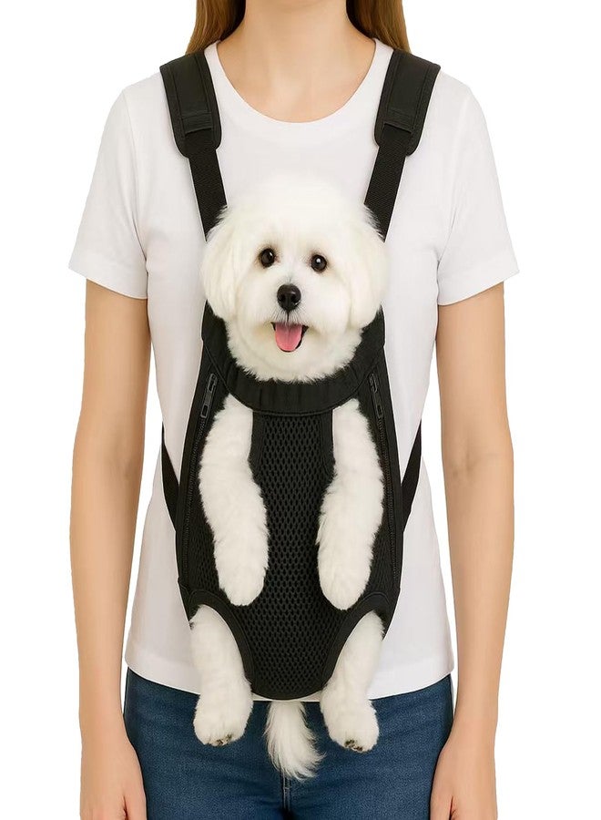 Mosago Dog Backpack Carrier, Adjustable Chest Pet Front Carry Travel Bag for Hiking/Traveling, Cat Stroller, Puppy Carriers for Small Dogs 4-8 Lbs, Wearable Small Dog Carrier Sling Backpack, Medium
