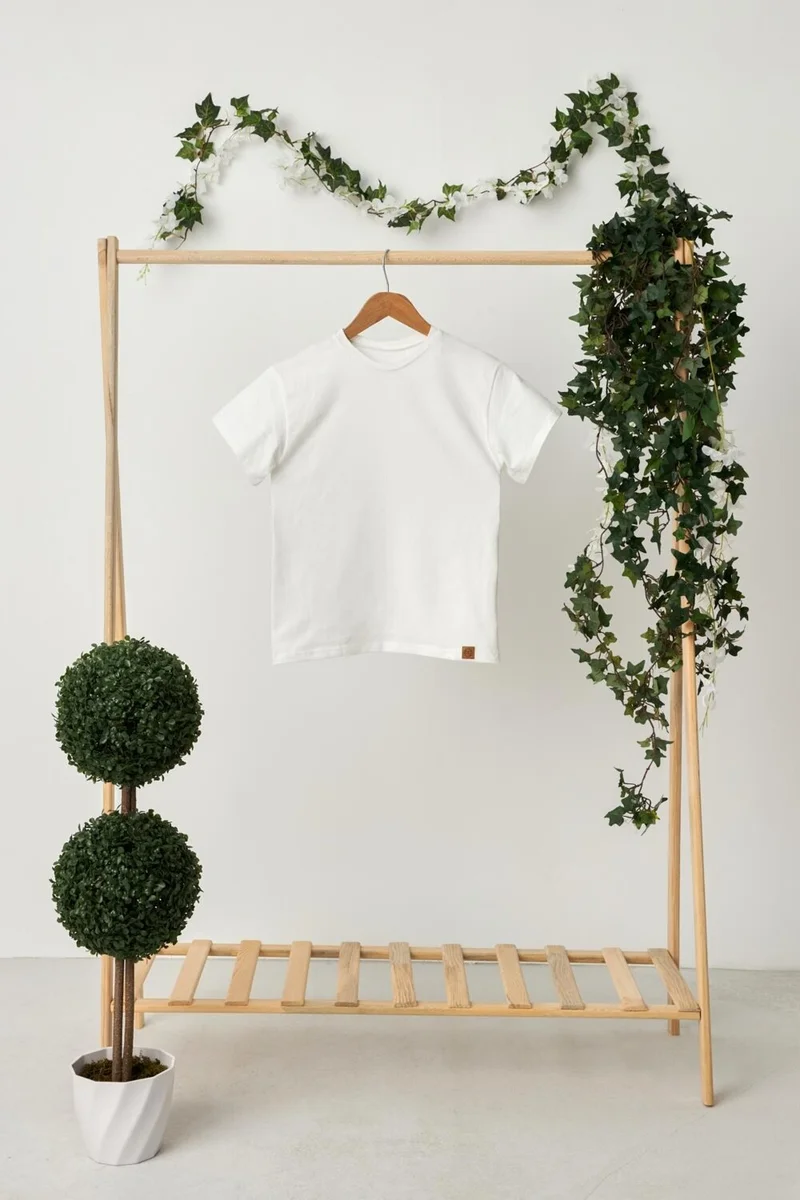 بيبيجيز White Girl's Short Sleeve Crew Neck Anti-Sweat, Comfortable Cotton Combed Cotton T-Shirt