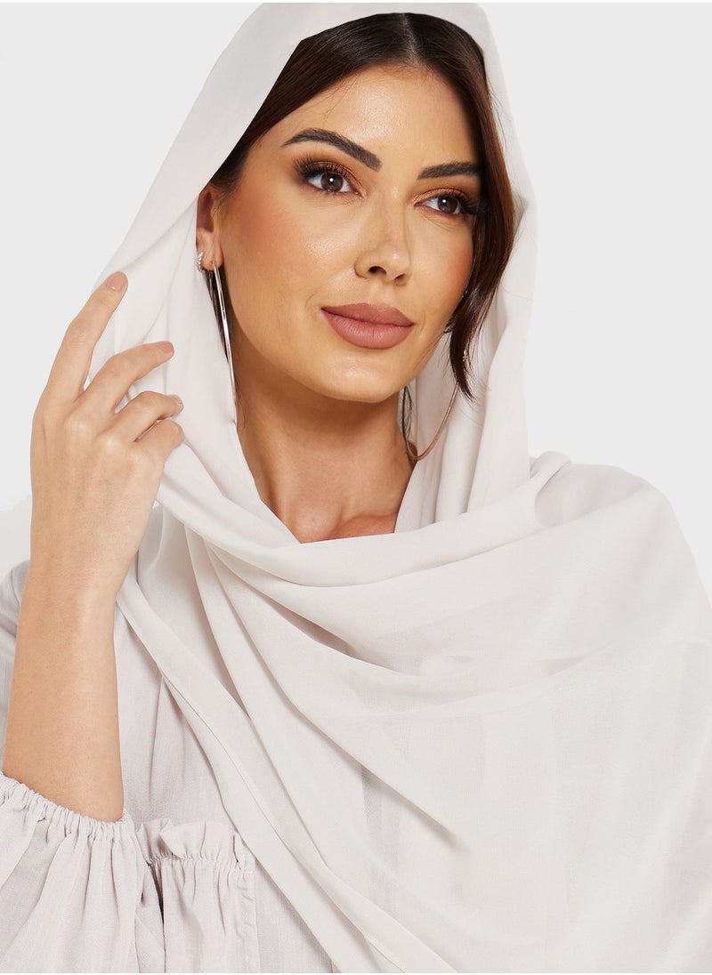 كيفي عباية بأكمام منفوشة  - Image 4