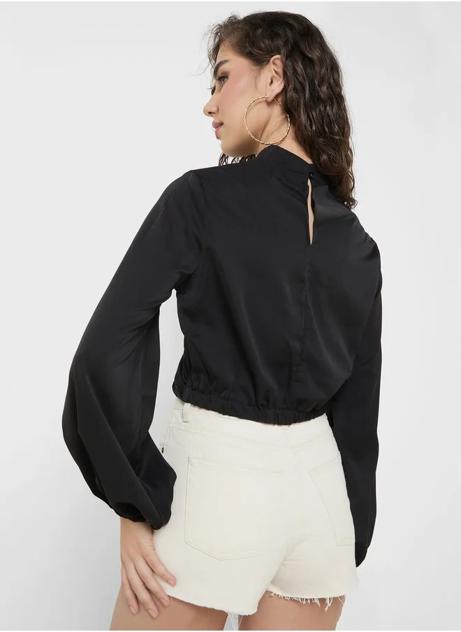 جينجر Urban Minx Puff Sleeve Top
