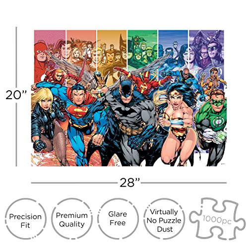 AQUARIUS DC Comics Puzzle Justice League 1000 Piece Jigsaw Puzzle Officially Licensed DC Comics Merchandise Collectibles Glare Free Precision Fit 20 x 27 Inches - Image 5