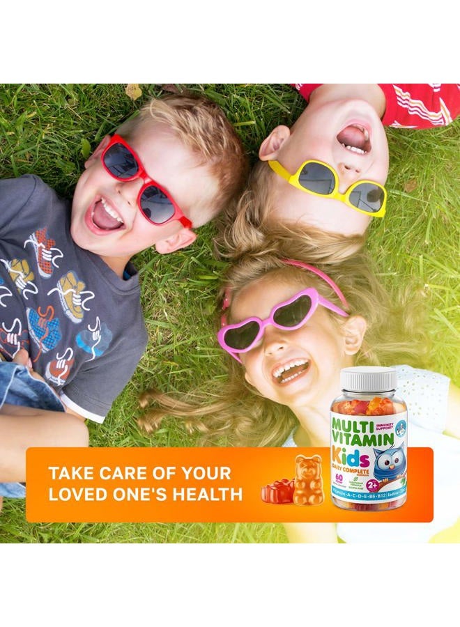 Dr. Moritz Kids Multivitamin Gummies - with Kids Vitamins A C D E B6 B12 Zinc and More - Complete Daily Support - Vegetarian and Non-GMO, 2 Pack (120 Count)  - Image 4