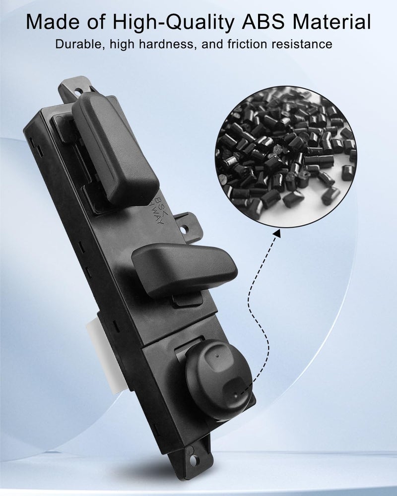 TIKSCIENCE Front Left Driver Side Power Seat Control Switch Fit for Hyundai Sonata Tucson 2015-2020 Replace 88193-F8110-TRY, 88193-C2020-TRY - Image 3
