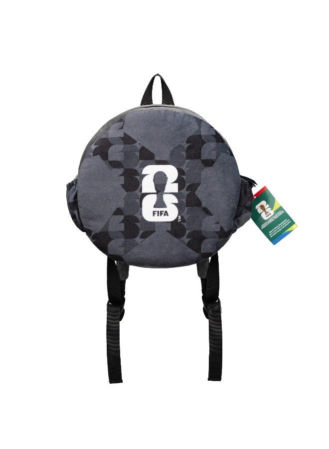 Squishmallows FIFA® World Cup 2026™ 9-Inch Grey color Plush Backpack – Official Collectible Fan Accessory - Image 1