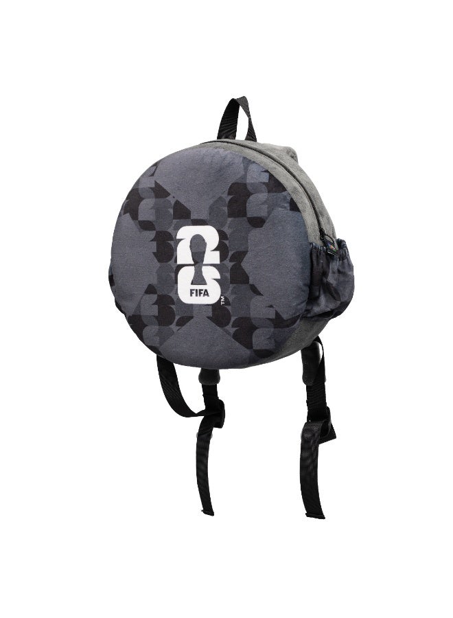 Squishmallows FIFA® World Cup 2026™ 9-Inch Grey color Plush Backpack – Official Collectible Fan Accessory - Image 2
