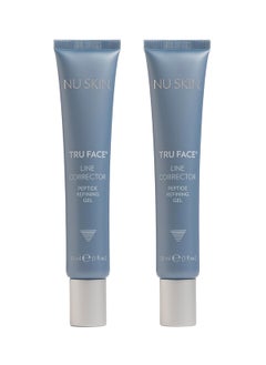 Nu Skin NuSkin Tru Face Line Corrector  Wrinkle Reducing Peptides  Aging for Fine Lines  Targets Mouth Lines  Forehead Wrinkles for Youthful Smooth Skin  Put on before makeup  Face Wash  2 Pack 