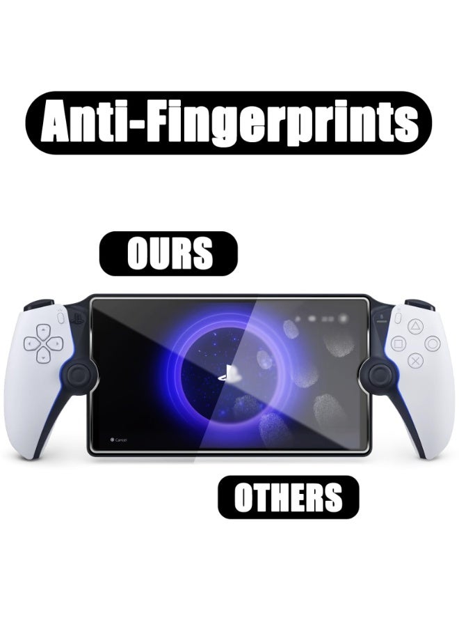 2 Pack Screen Protector for PlayStation Portal Remote Player 8 Inch, Tempered Glass Screen Protector for PlayStation PS Portal Accessories, Ultra HD, Anti-Scratch, Anti-Fingerprint, Bubble-Free  - Image 4