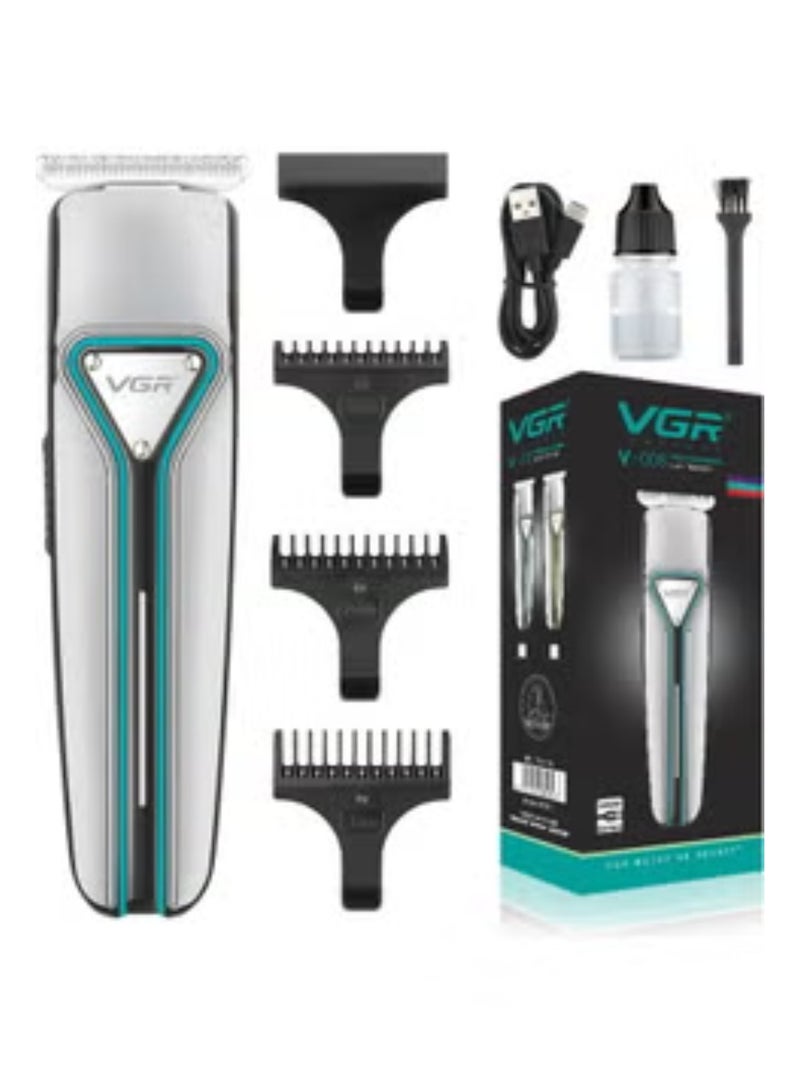 VGR V-008 Professional Electric Cordless Hair Trimmer Multicolor 700grams Multicolor - Image 1