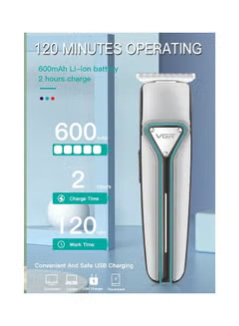VGR V-008 Professional Electric Cordless Hair Trimmer Multicolor 700grams Multicolor - Image 5