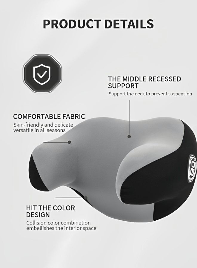 GROIC Headrest Pillow for Car Seat,Memory Foam Neck Support Pillow for Neck Pain Relief,Neck Supports for Car,U-Shaped Ergonomic Design Soft Travel Pillow,Auto Parts - Image 2