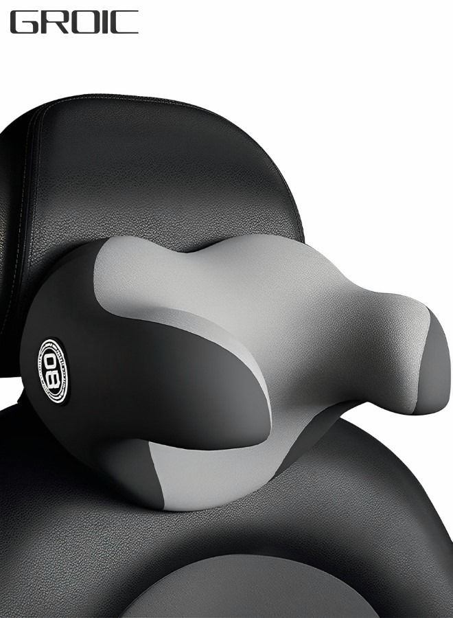 GROIC Headrest Pillow for Car Seat,Memory Foam Neck Support Pillow for Neck Pain Relief,Neck Supports for Car,U-Shaped Ergonomic Design Soft Travel Pillow,Auto Parts - Image 1