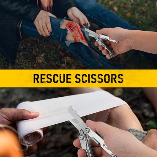 BIBURY Mini Multitool BI2052A, 8 in 1 Keychain EDC Scissors w/Window Breaker, Seat Belt Cutter, Bottle Opener for Outdoor Survival, Mini Multi Tool Cool Gadget TSA Approved, Gifts for Men and Women - Image 3
