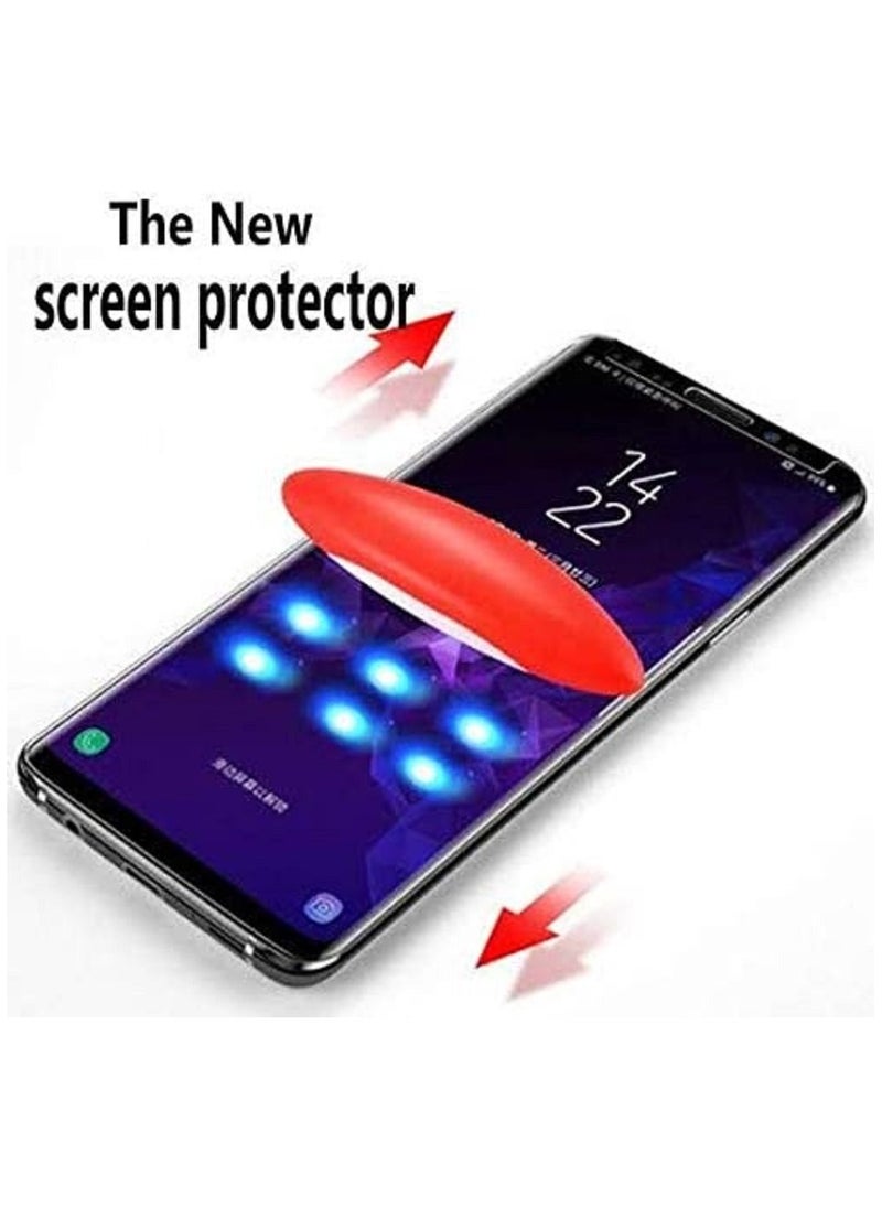 Bestsuit Galaxy Note 10 Plus Nano Optics Curved Liquid Full Glue Glass Protector with UV light Dryer Fingerprint unlock fast