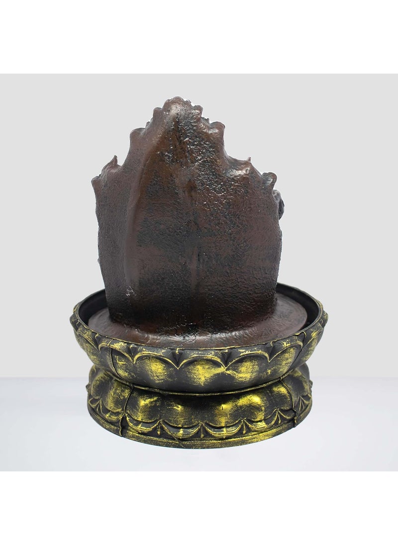 SPLICE SPLICE Polyresin Ganesha Tabletop Water Fountain with LED Lights Home and Office Decor Gift  - Image 5