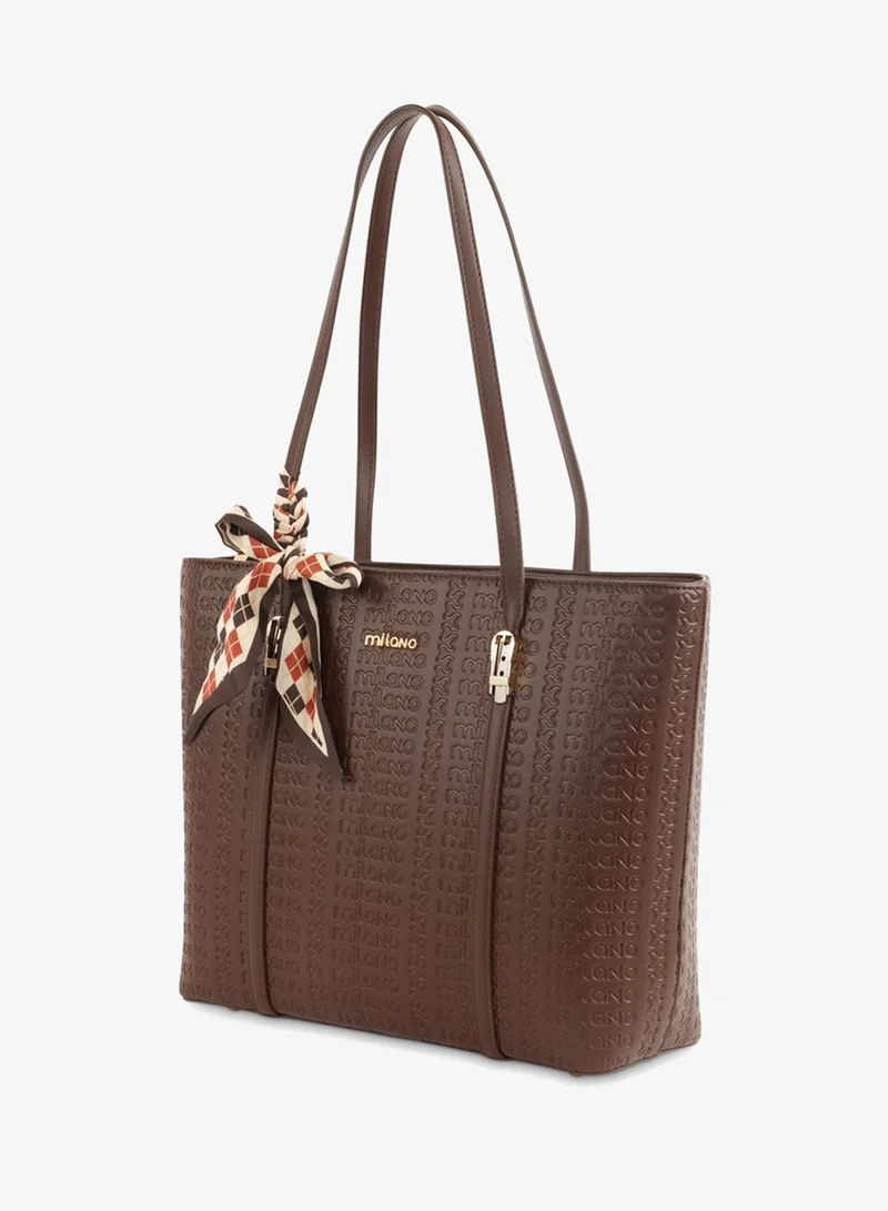 ميلانو NYLA SHOPPER -Dark Brown