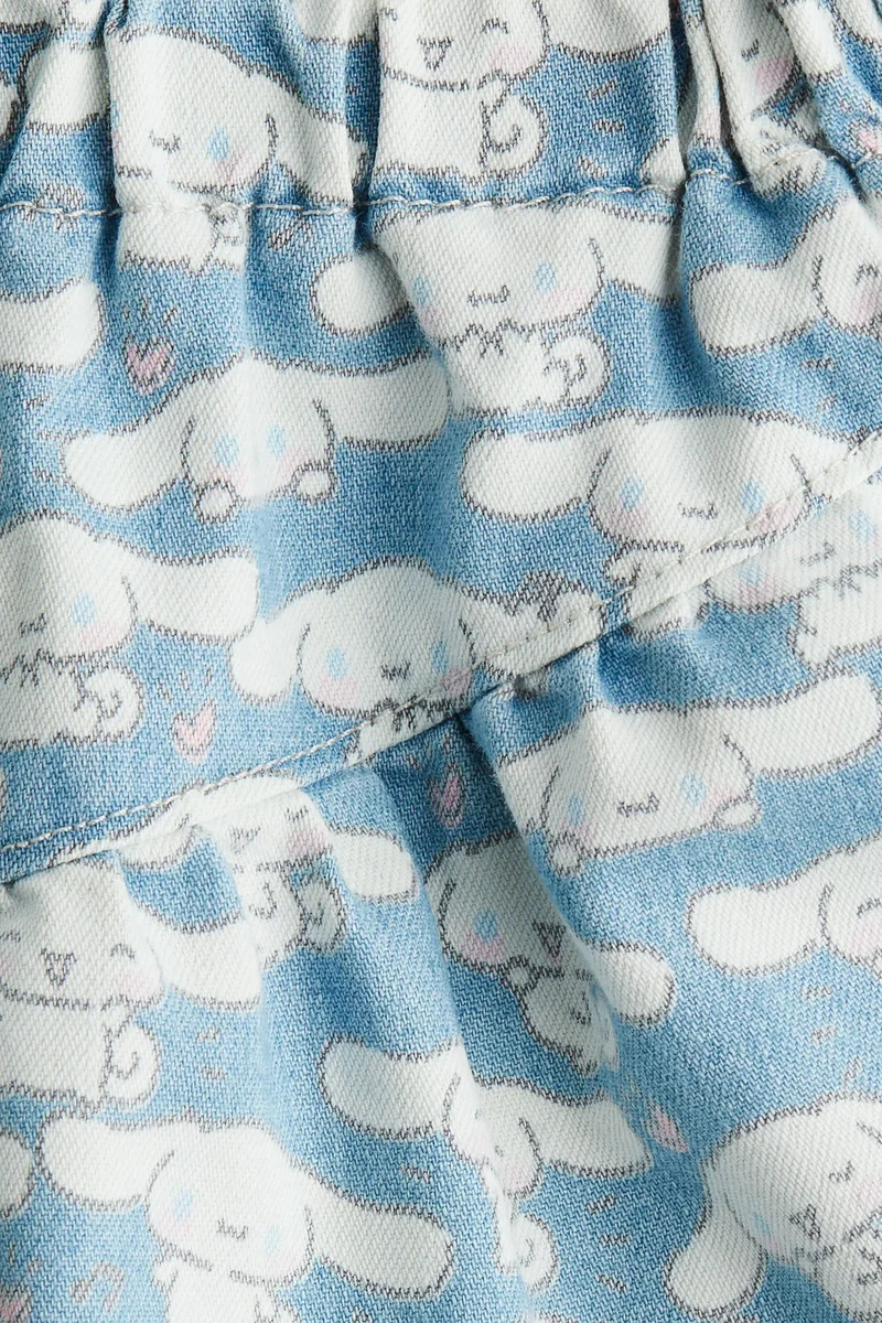 اتش اند ام تنورة دنيم بطبعات