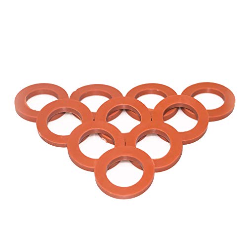 Hourleey Garden Hose Washer Rubber, Heavy Duty Red Rubber Washer Fit All Standard 3/4 Inch Garden Hose Fittings, 50 Packs - Image 4
