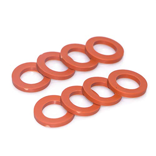 Hourleey Garden Hose Washer Rubber, Heavy Duty Red Rubber Washer Fit All Standard 3/4 Inch Garden Hose Fittings, 50 Packs - Image 2