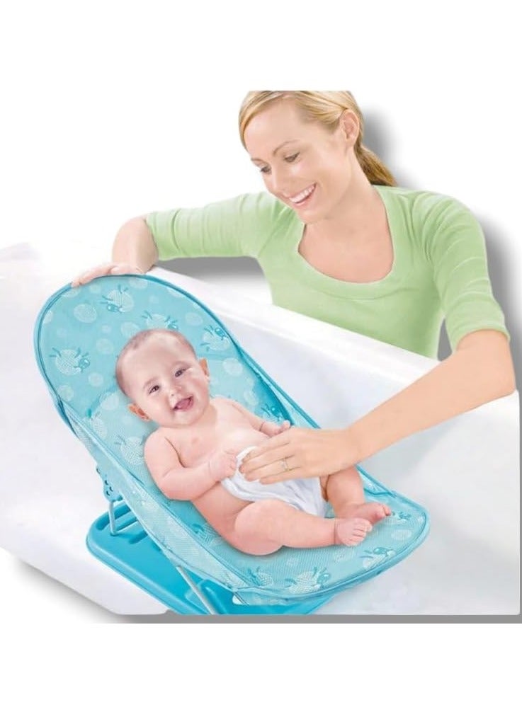 حوض استحمام للأطفال الرضع من عمر 0 ​​إلى 6 أشهر، أزرق - Image 1