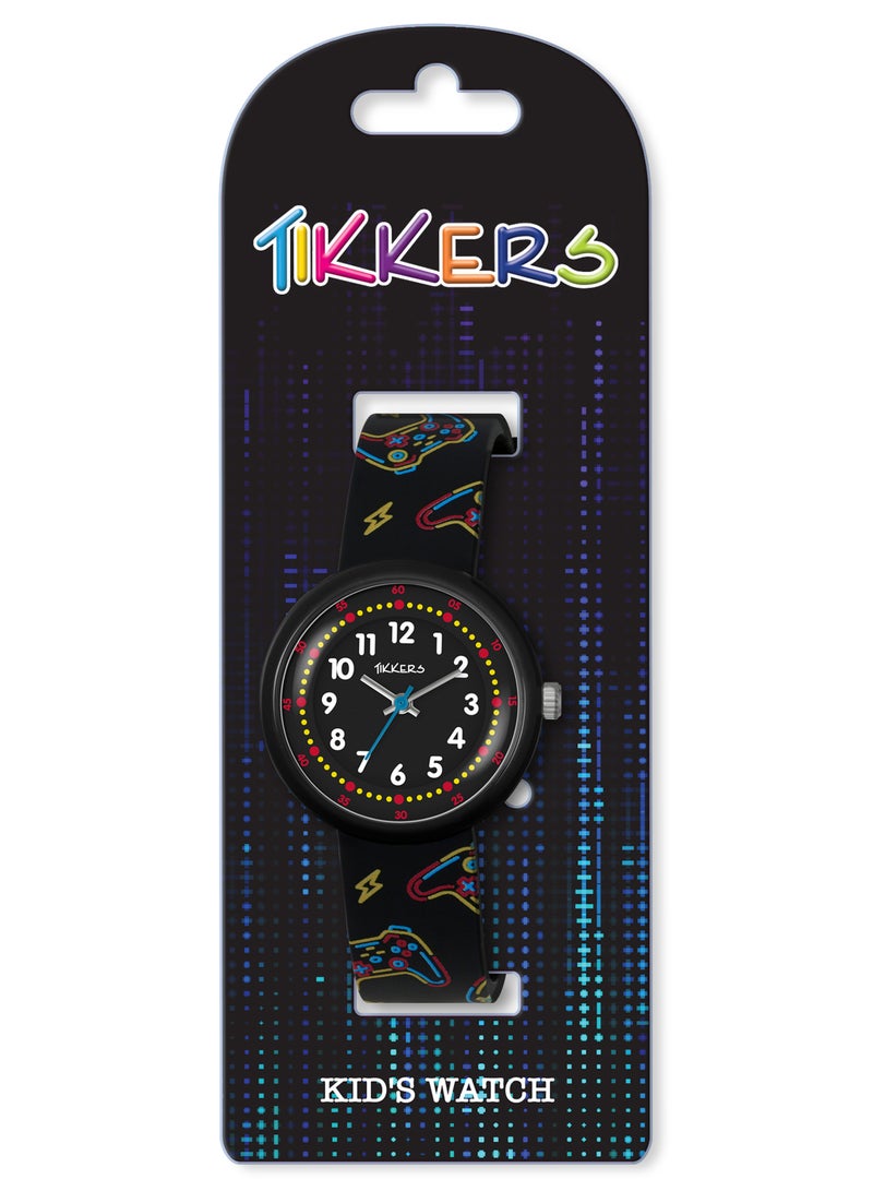 تيكرز ساعة تيكرز ساعة تيكرز سوداء مطبوع عليها حزام اللاعب - Image 5