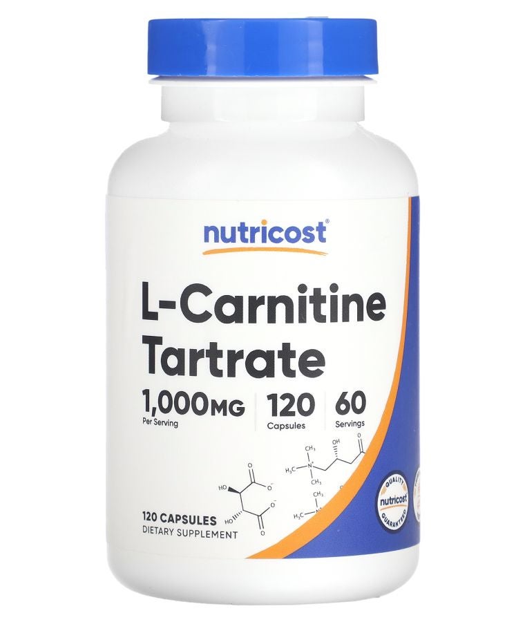 L-Carnitine Tartrate 120 Capsules (500 mg per Capsule)
