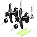BTEOBFY Leer Truck Cap Lock T Handle Latch Replacement Night Glow THandle Lock Kit for Truck ToppersCamper Shells Garage Doors RV Accessories ToolFree Installation Weatherproof Zinc Alloy Design - Image 2