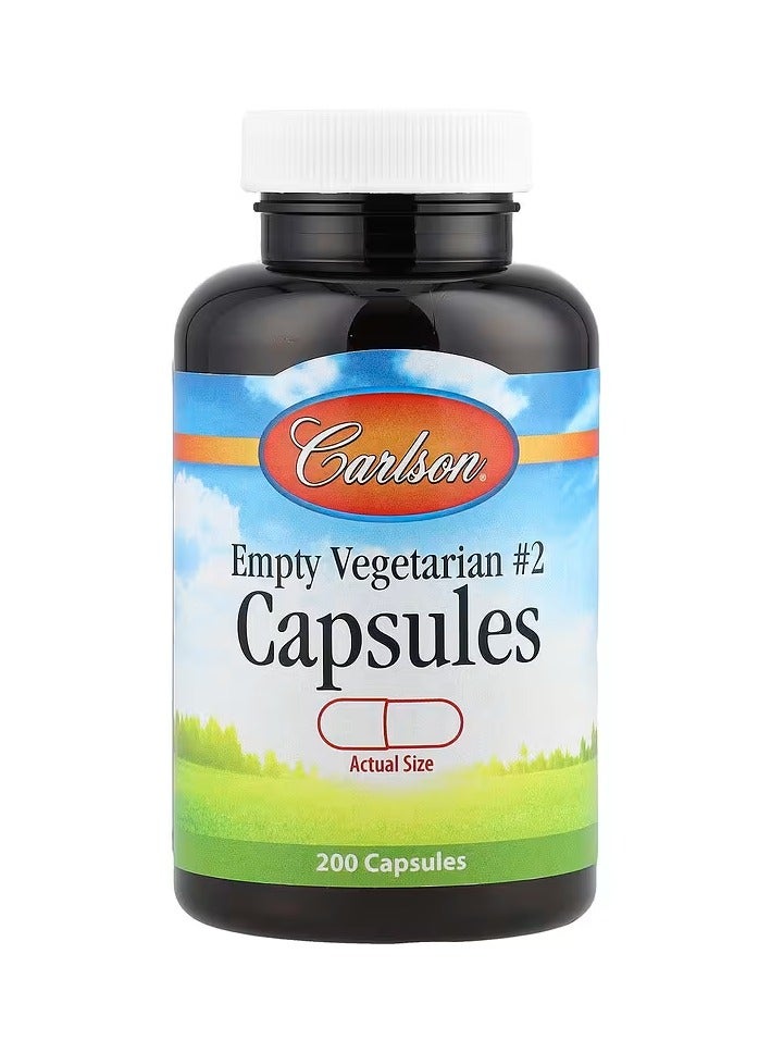 كارلسون 200 كبسولة نباتية فارغة للمكمل الغذائي رقم 2 - Image 1