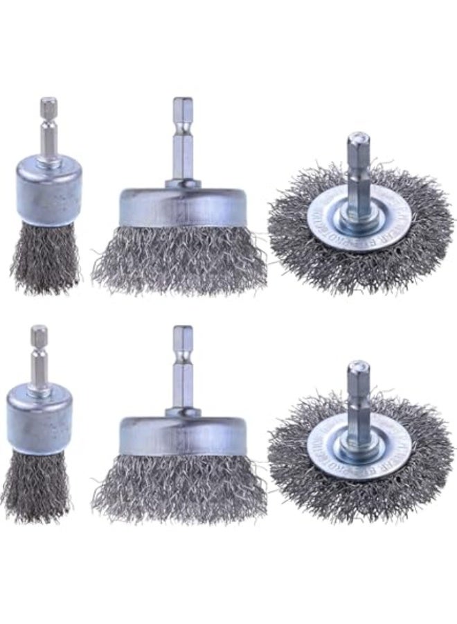 UKEN CUP WIRE BRUSH M14 X 100MM TWISTED U42103 (3 PCS)