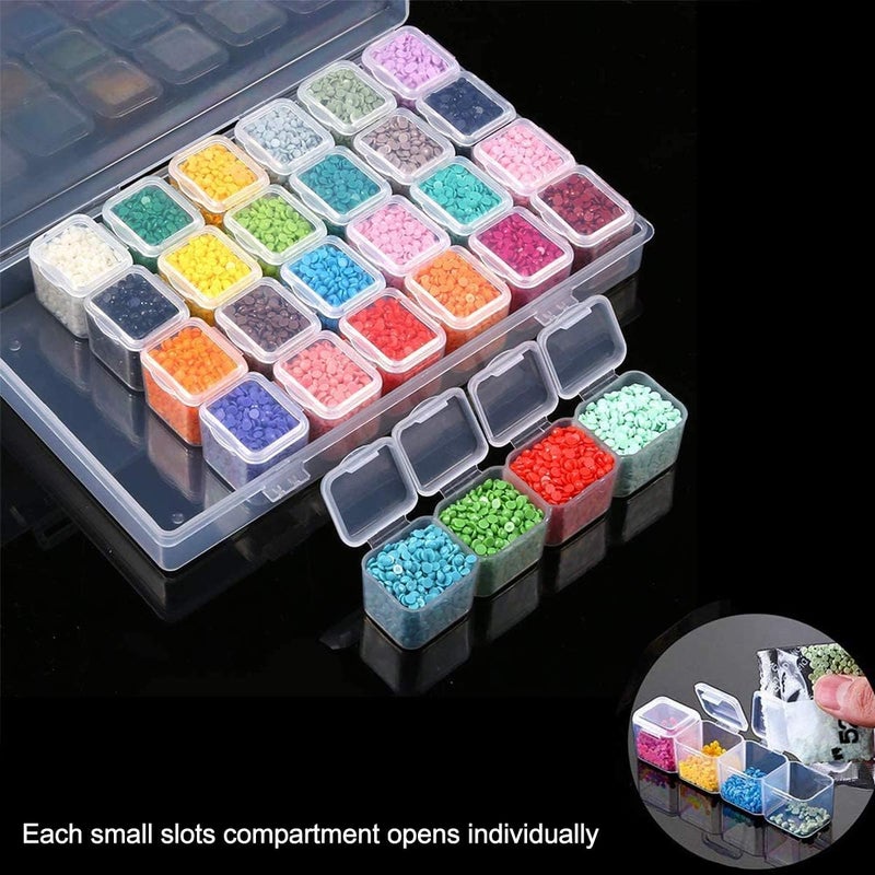 Suptikes 22 Pieces 5D Diamonds Painting Tools and Accessories Kits with Diamond Painting Roller and Diamond Embroidery Box for Adults or Kids - Image 3