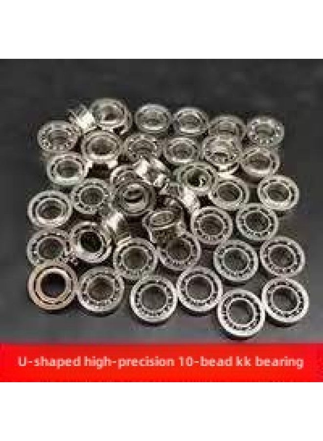 Yo-Yo Accessories Gold-Plated 10-Bead Bearing Live Dead Sleep Lubricant Shaft Glove Yo-Yo Rope Package-Color:3 Gold-plated 10-bead Live Sleep Bearings - Image 1